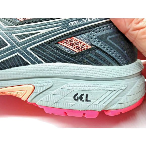 ASICS GEL Venture 7 Running Shoes Women’s Size 7 Red /Black Low Top 1012A476 l - Picture 5 of 10